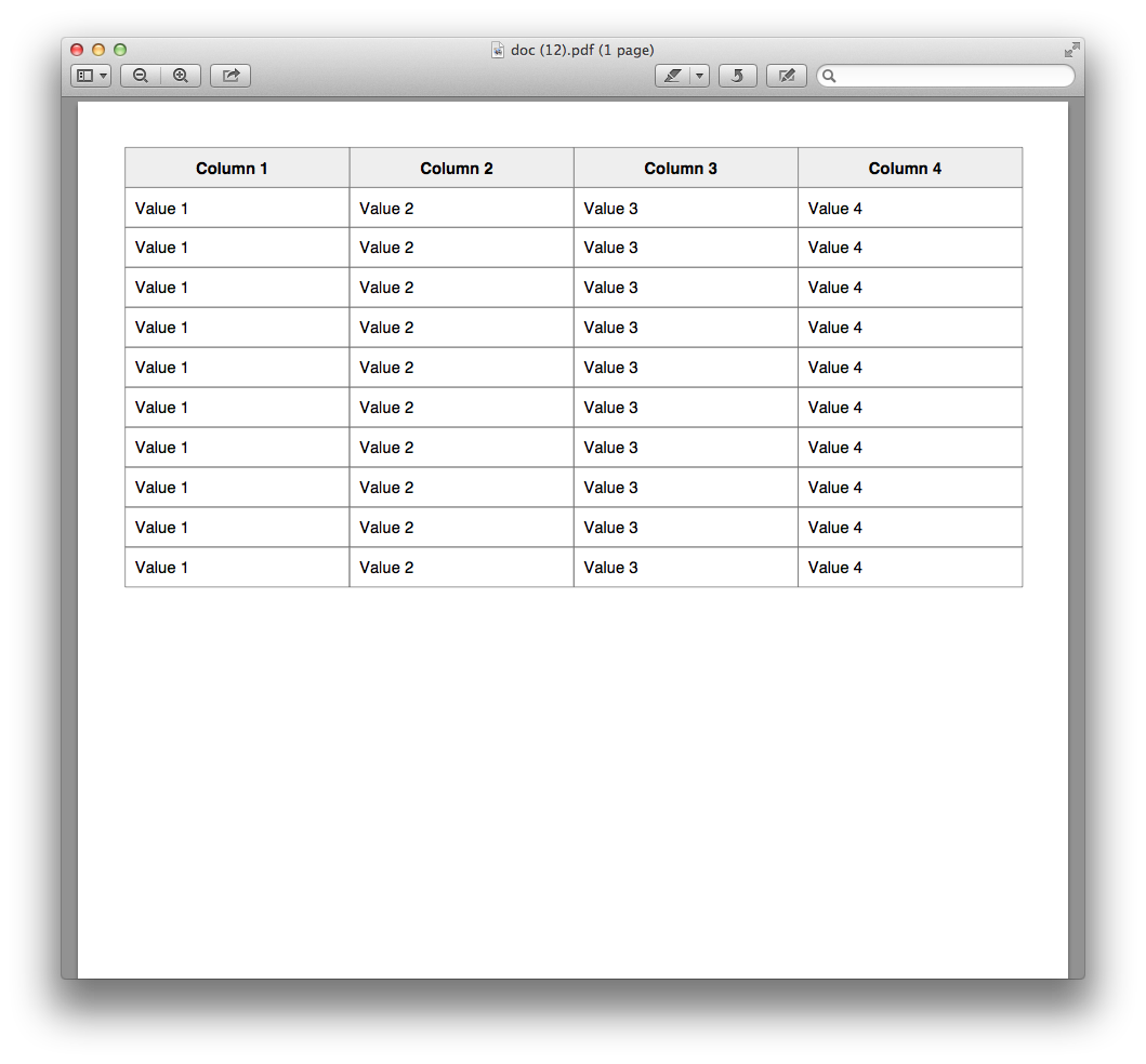 Example Output