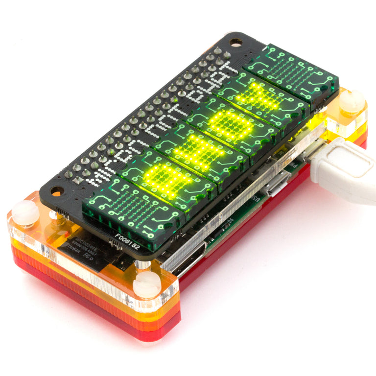 A picture of a LED matrix