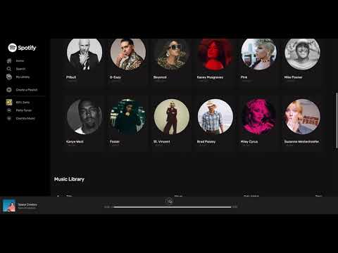 Demo of Spotify app