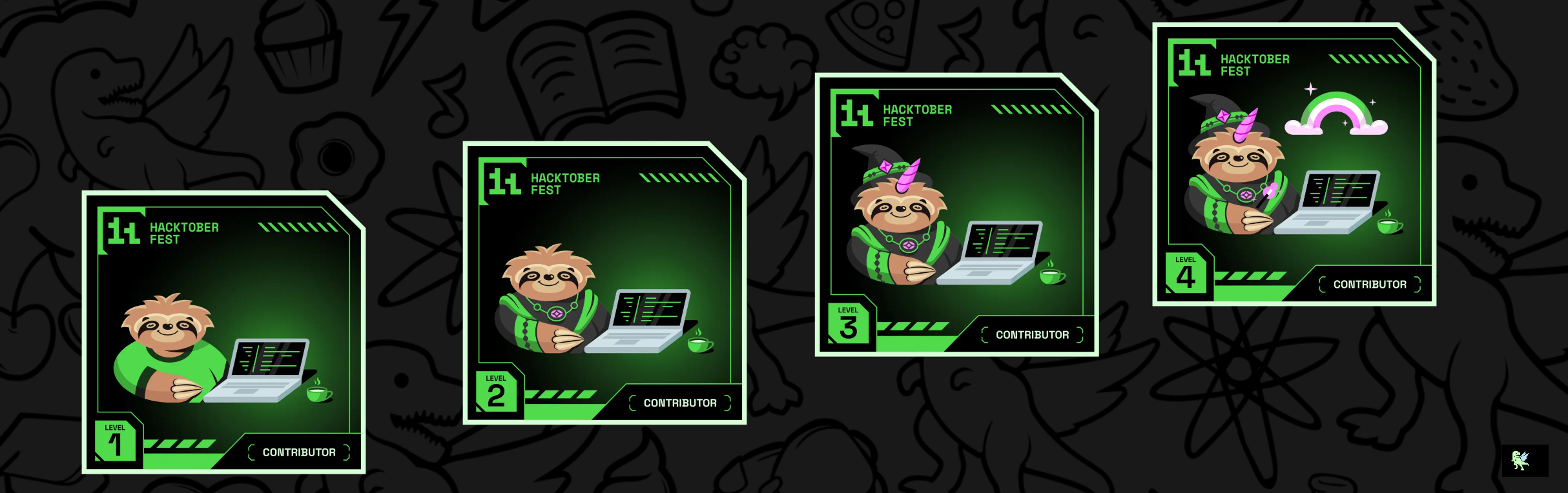 An image of @kabishbrt's Holopin badges, which is a link to view their full Holopin profile