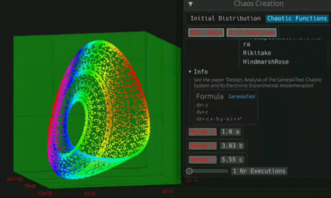 A GIF showing the motion of a 3D attractor