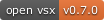 Open VSX Version