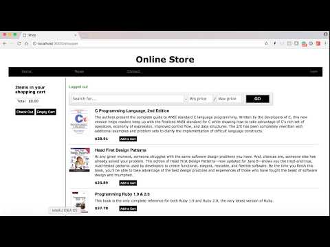 Online Store Demo - shopper
