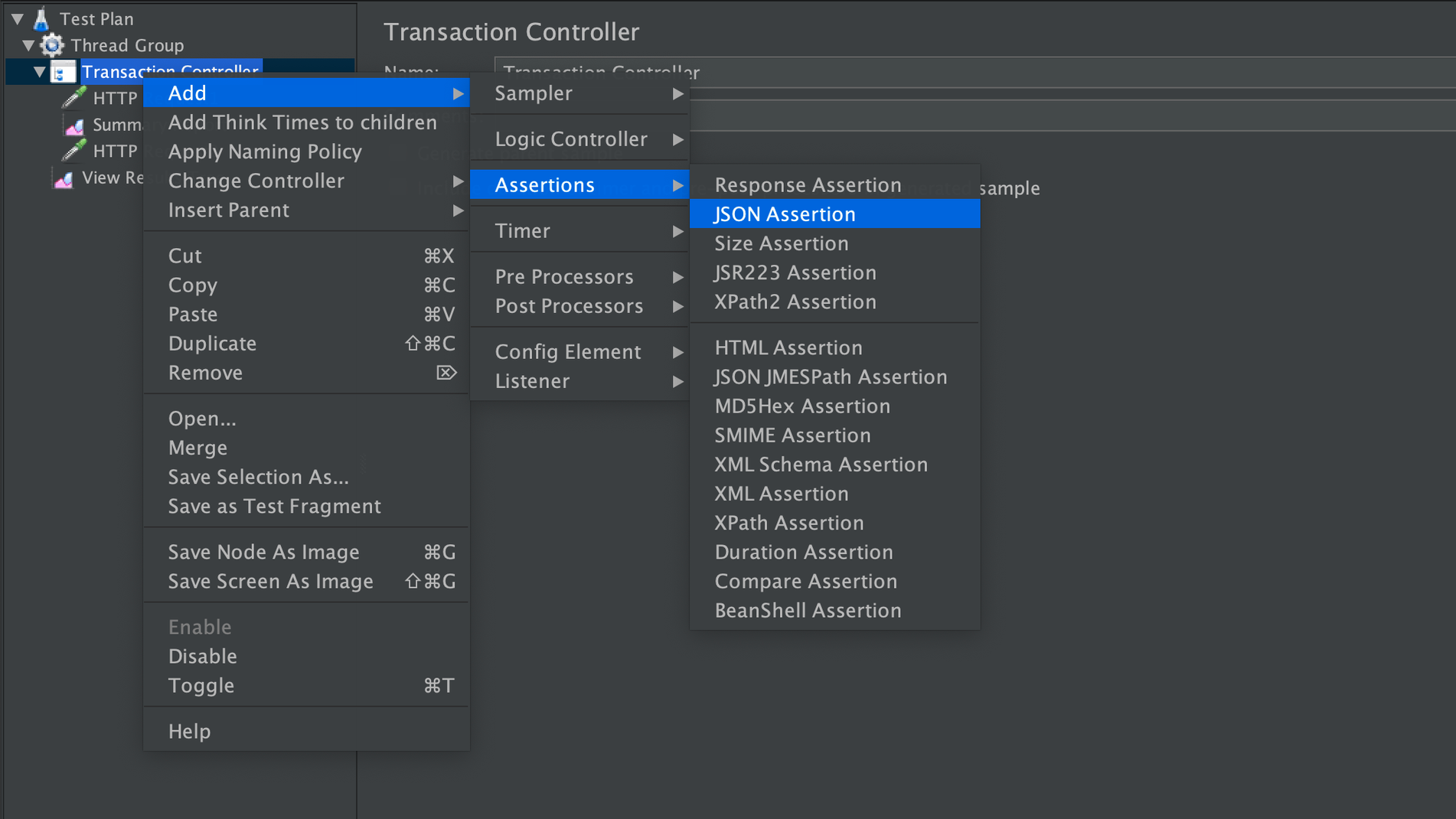 JMeter JSON Assertion