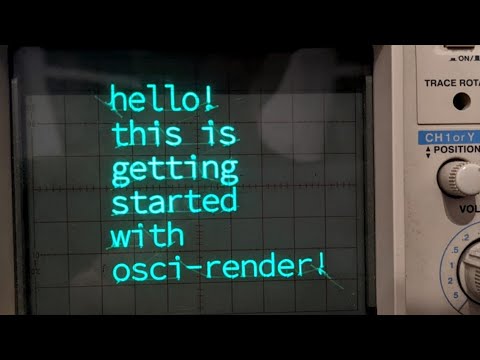 getting started with osci-render