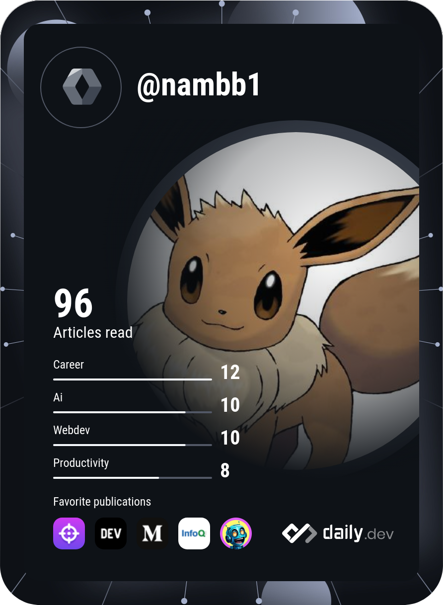 Bui Nam's Dev Card