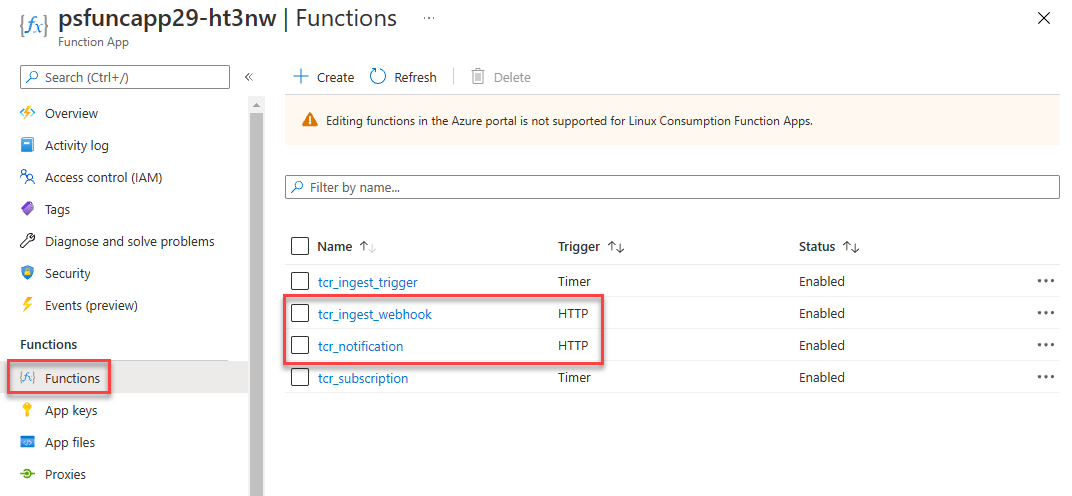 View functions