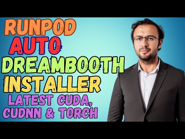 Automatic DreamBooth Installer For RunPod & Upgrade Auto1111 & Libraries To Latest Including cuDNN