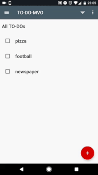 mvo android architecture todo sample app