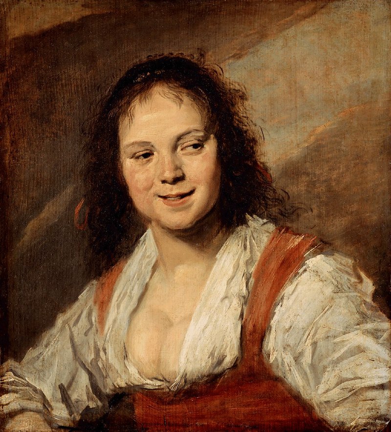 Source Wikipédia - Frans Hals (1580-1683) - La Bohémienne, (v.1628-1630) - Paris, musée du Louvre
