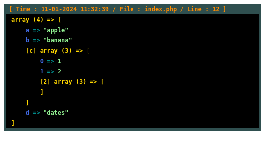 Arrays Web Output