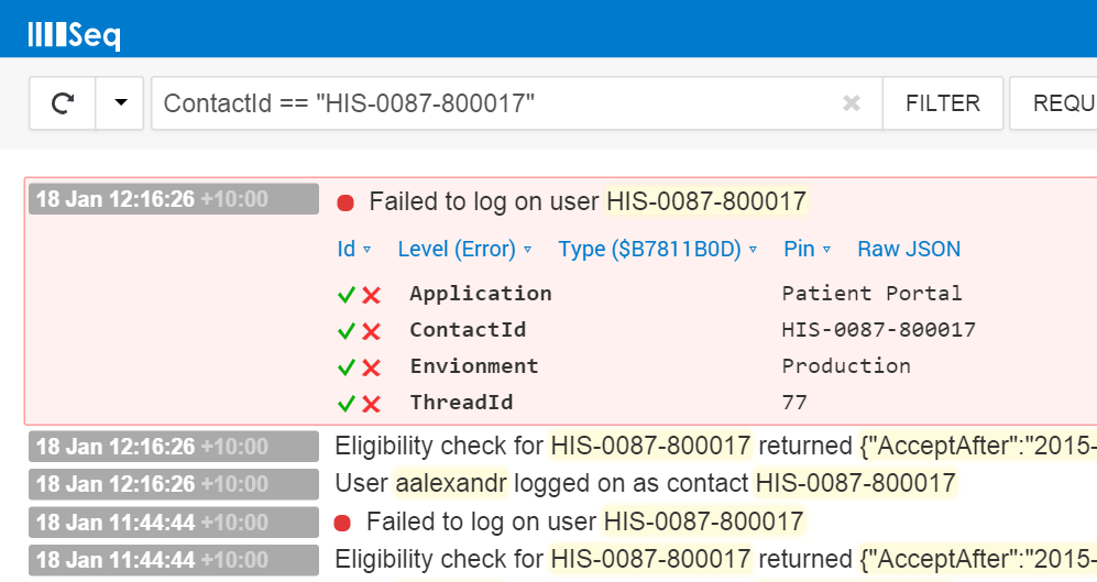 Query in Seq