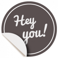 Hey you! badge