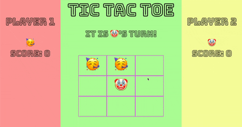 tic tac toe's player2 wins gif