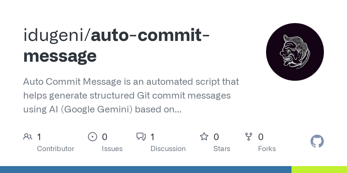 Auto Commit Message