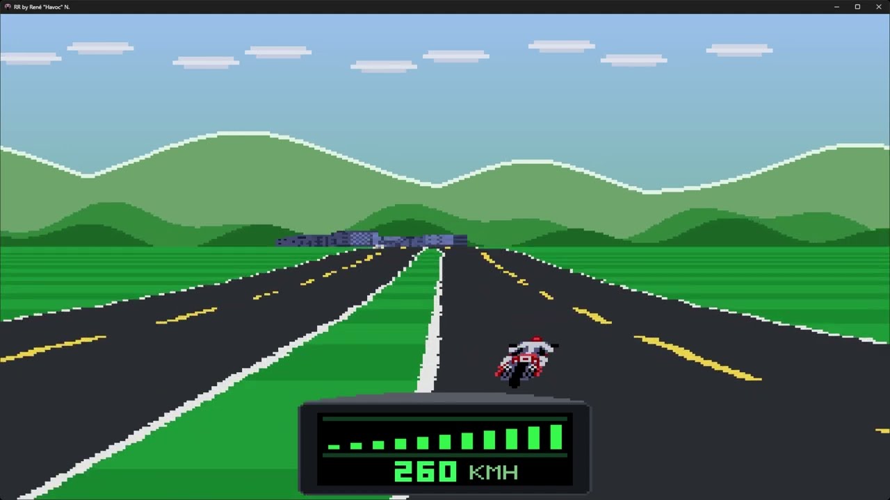 RR - Road Rash-Style Pseudo 3D Engine | March 25, 2026
