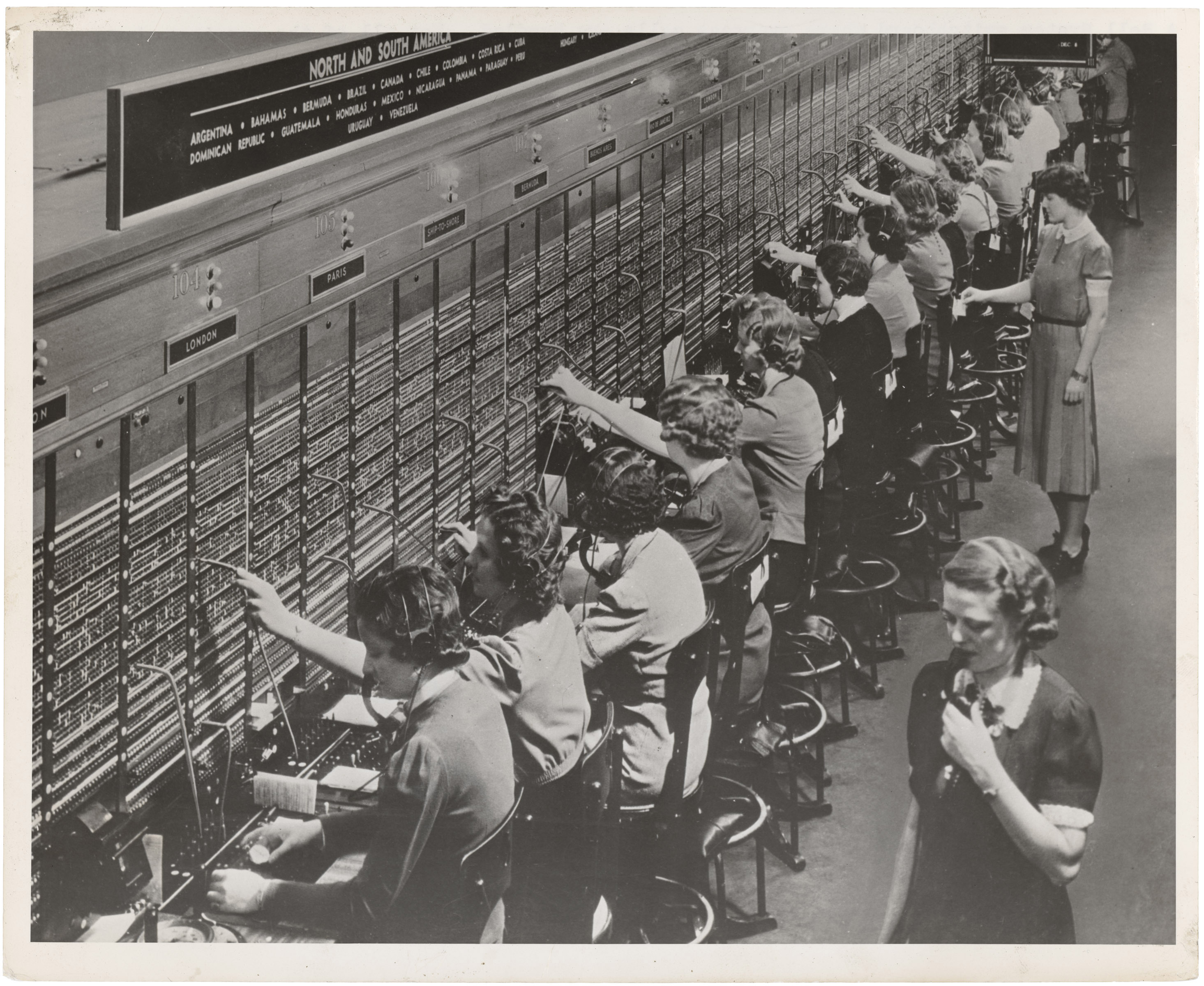 Switchboard operators image