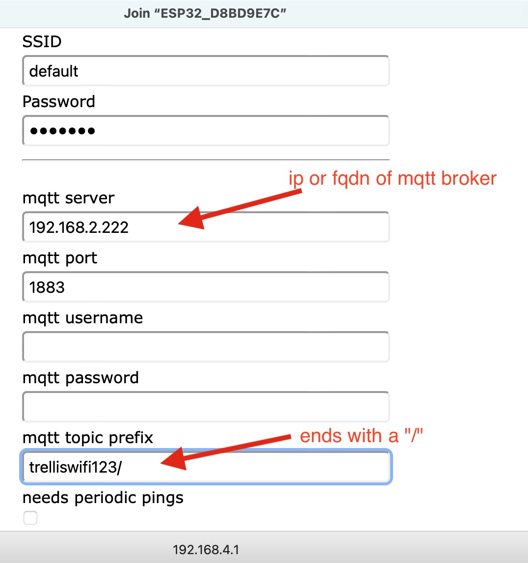 WiFi Manager Example