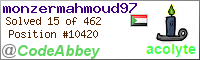 CodeAbbey Profile