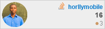 profile for Horllymobile at Stack Overflow, Q&A for professional and enthusiast programmers