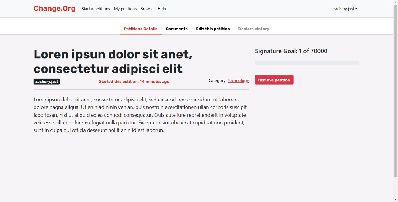 GitHub - DevAthul-88/Change-Org-Clone: This is a clone web application ...