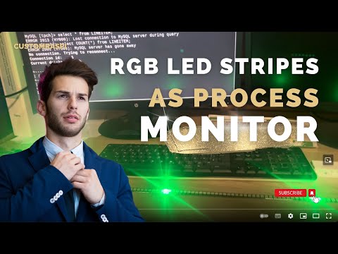 Full Code + Explaination: CPU process monitor with WS2812B 5050 RGB