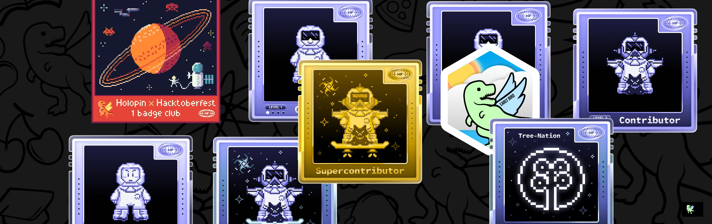 An image of @nihar1435b's Holopin badges, which is a link to view their full Holopin profile