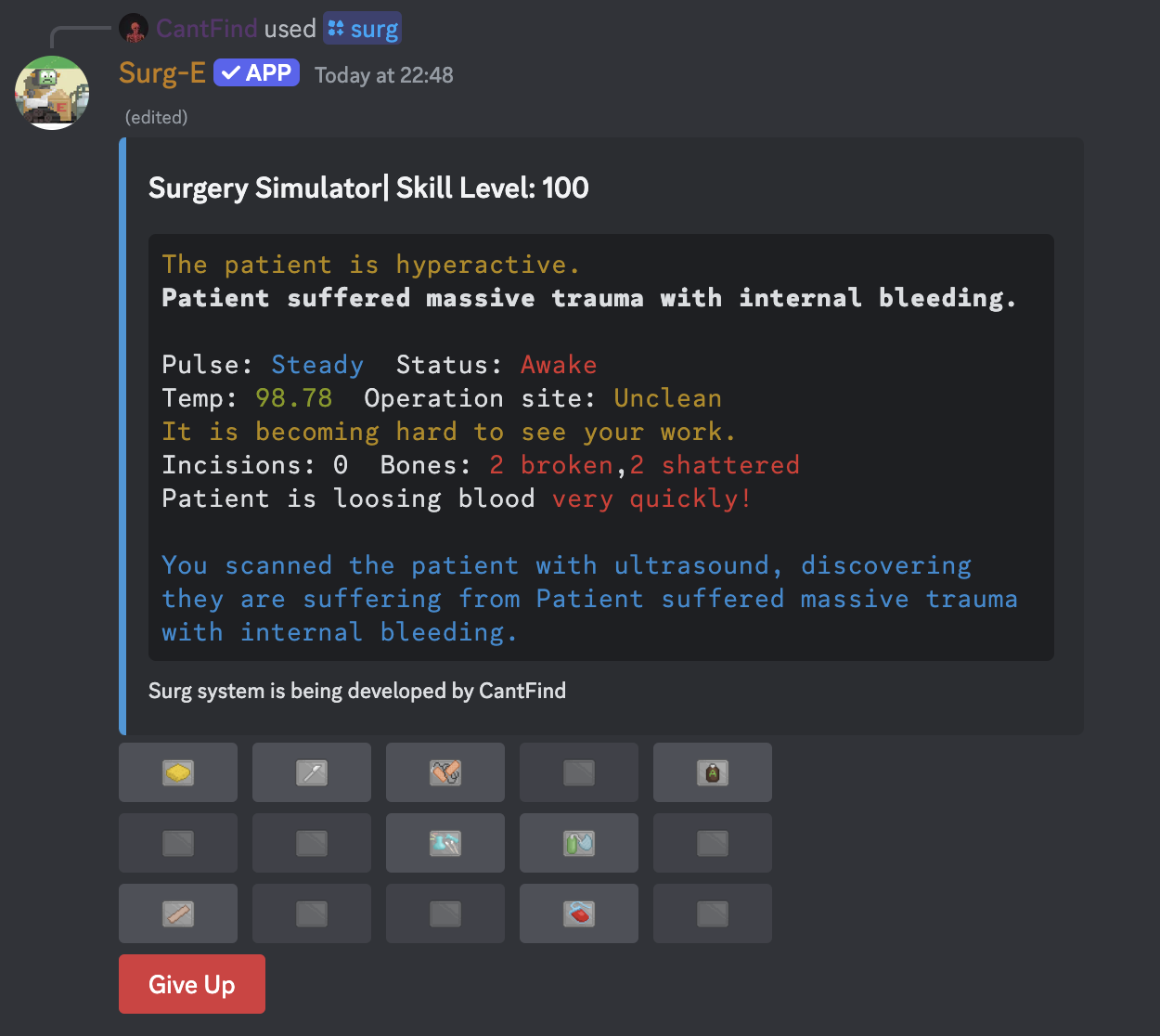 Github cantfinddev surge growtopia surgery simulator bot for discord