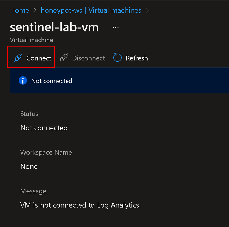 Connect Virtual Machine