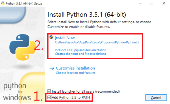 Add Python to PATH