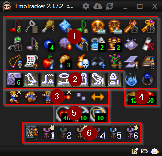 Organisation de l'Item Tracker Classique