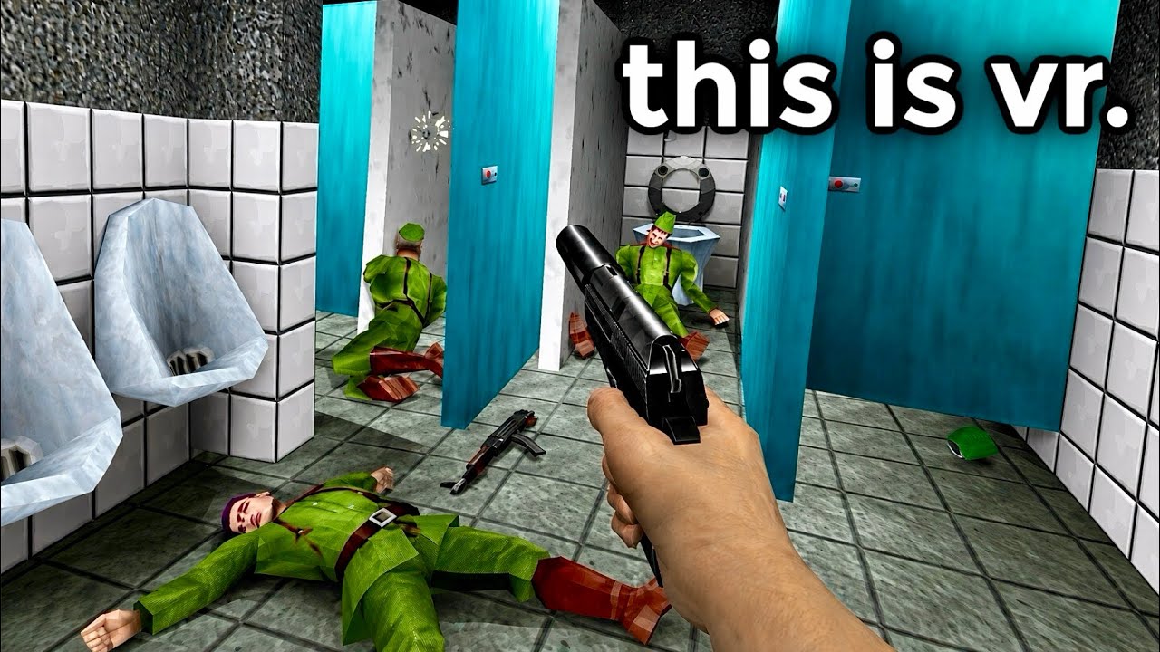 GoldenEye VR streamer playtest