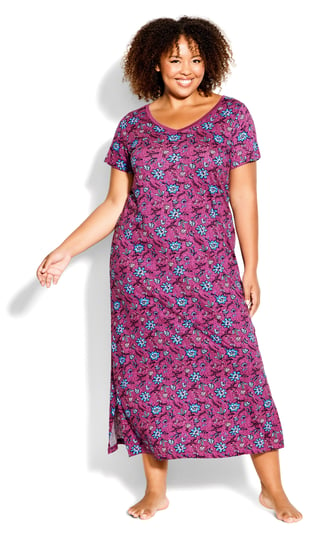 plus-size-maxi-dress-short-sleeve-fold-in-folk-floral-size-14-16-avenue-1