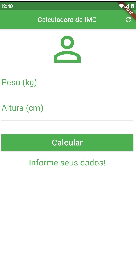 Segundo Projeto - Calculadora de IMC