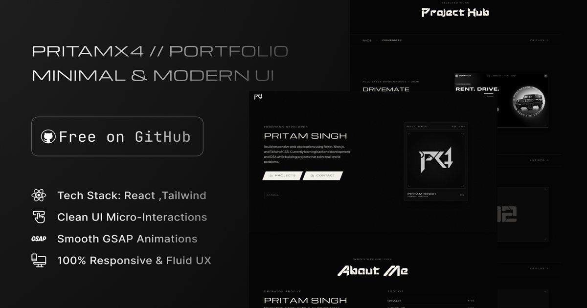 Pritamx4 Live Portfolio