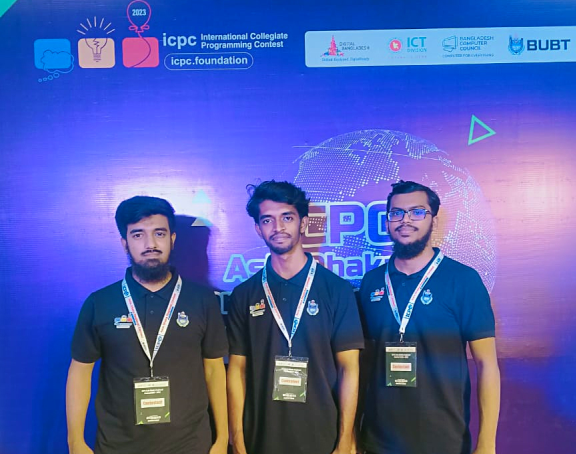 Team Procot perticipated in ICPC Dhaka regional contest including Rejwan Islam Rizvy