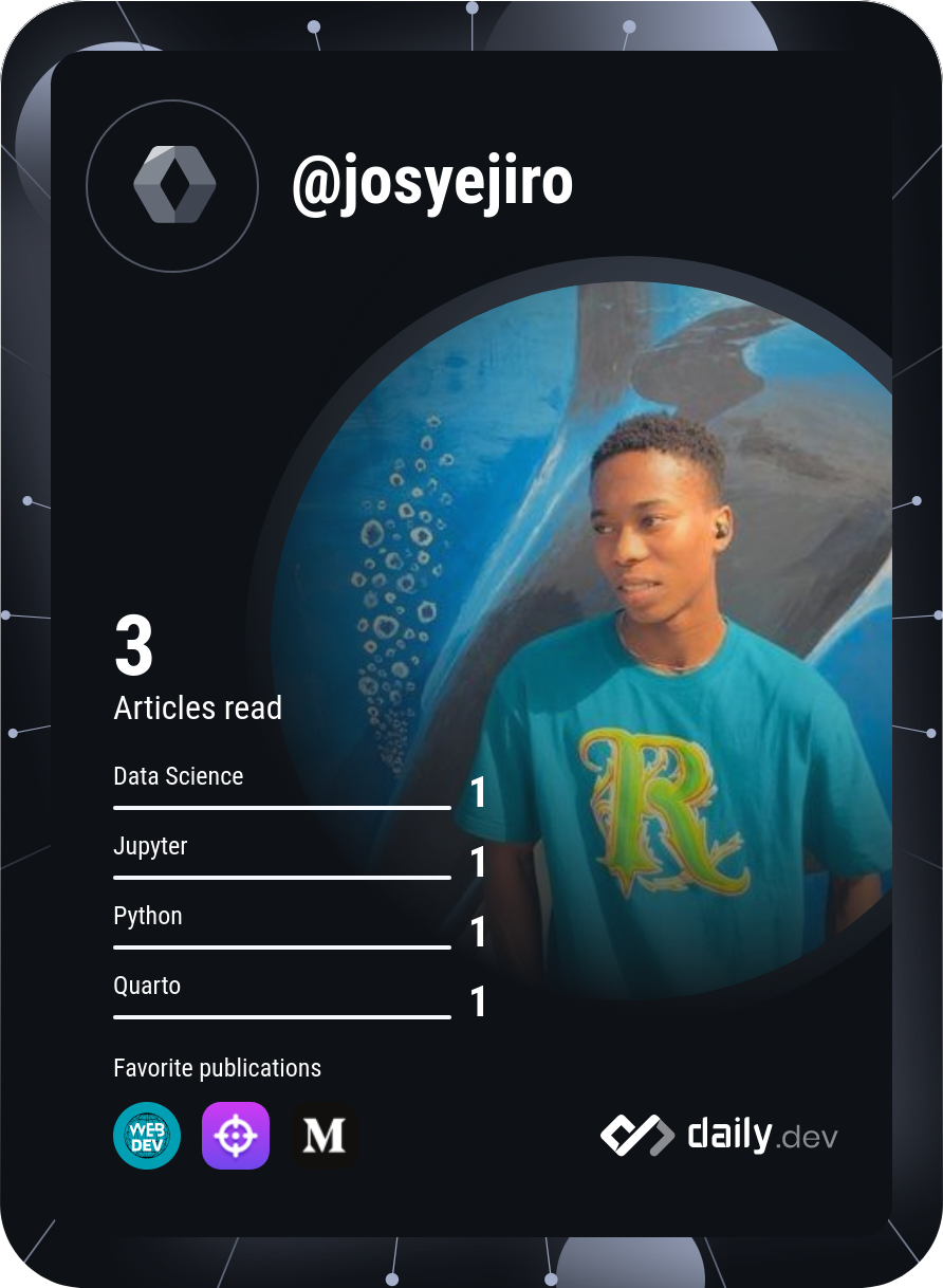 Josy Ejiro's Dev Card