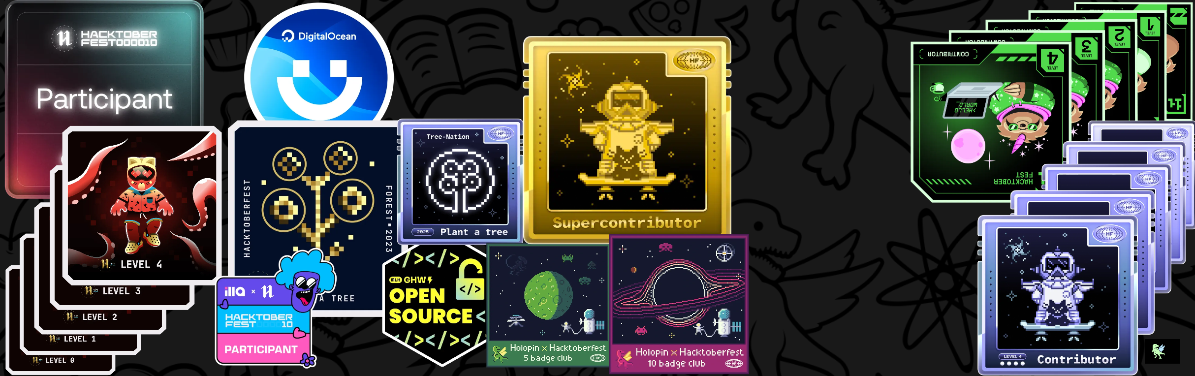 An image of @rhnas110's Holopin badges, which is a link to view their full Holopin profile