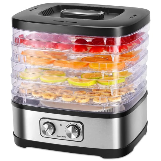 seeutek-5-tray-black-food-dehydrator-machine-for-fruits-vegetables-with-adjustable-temperature-contr-1