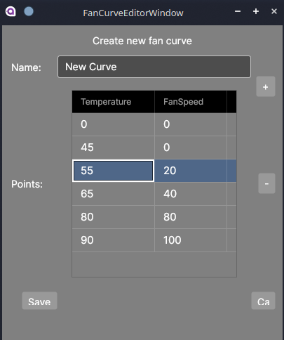 Curve creation