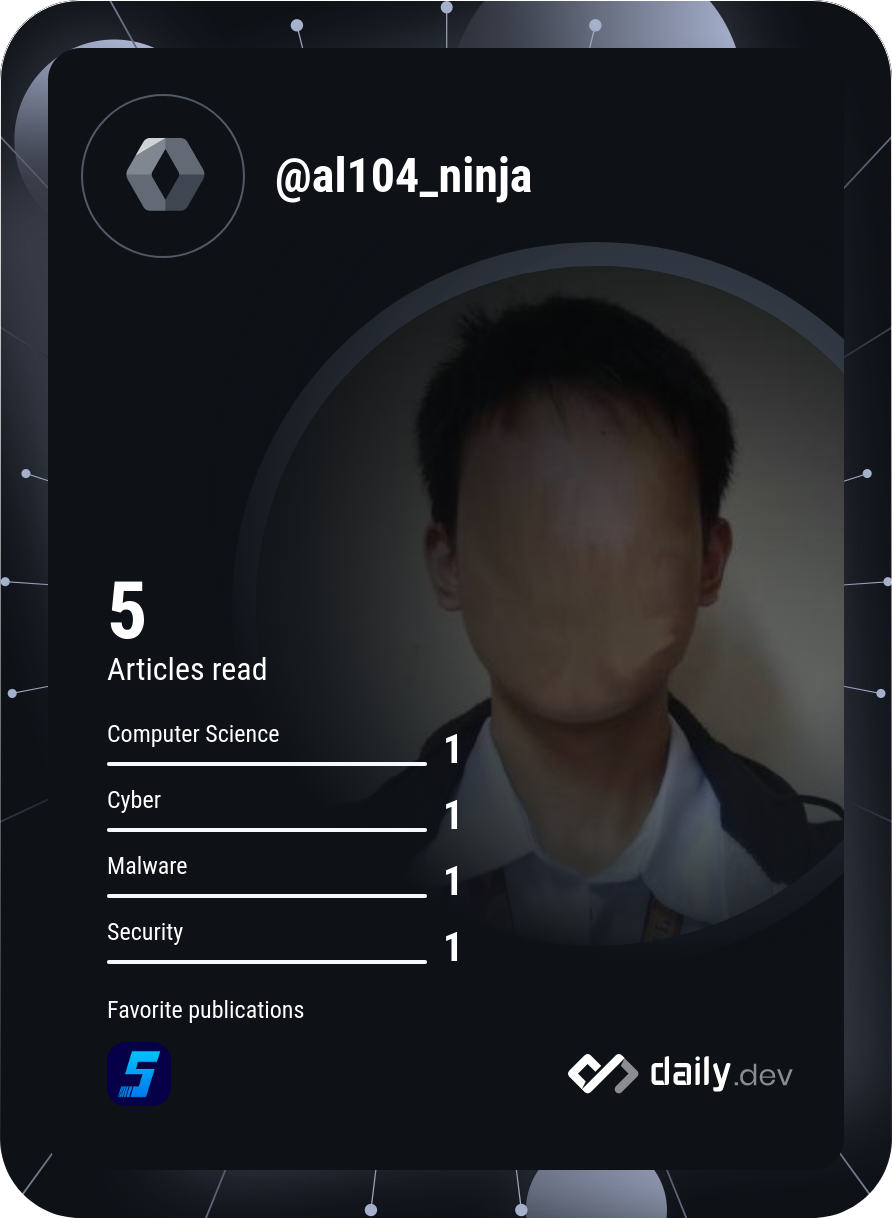 Anikin Luke Abales's Dev Card