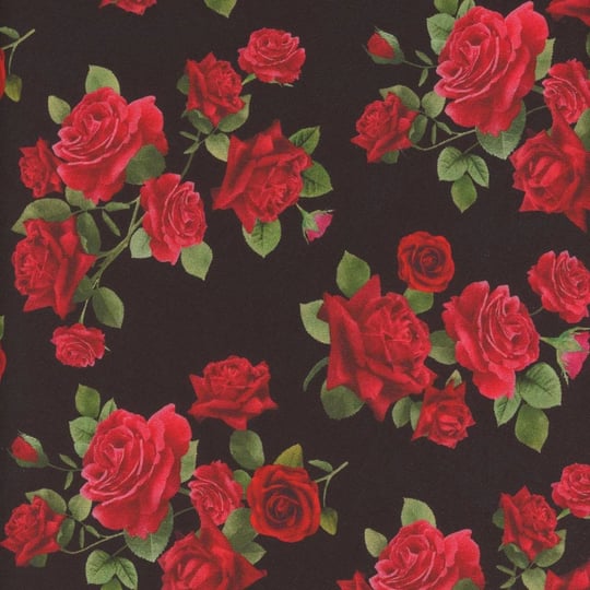timeless-treasures-cotton-red-roses-flowers-floral-black-cotton-fabric-print-by-the-yard-d373-6