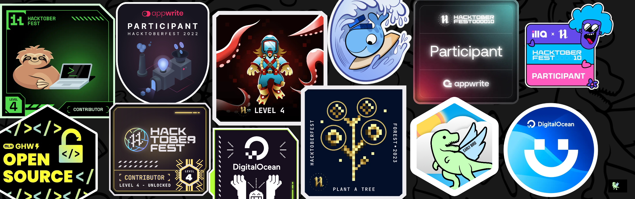 @pex's Holopin board