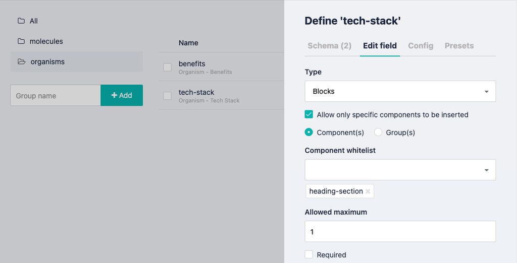 Heading Blocks definition