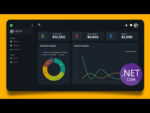 Video demonstrating creation of an expense tracker application from scratch