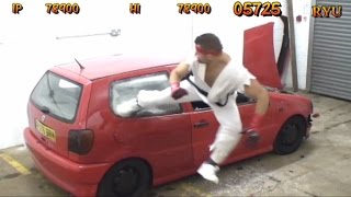REAL LIFE Street Fighter Car Bonus Stage