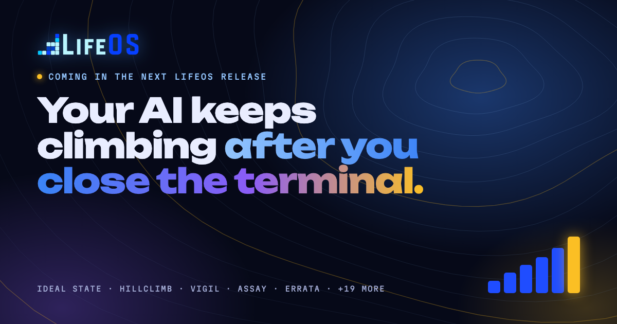 Your AI keeps climbing after you close the terminal.