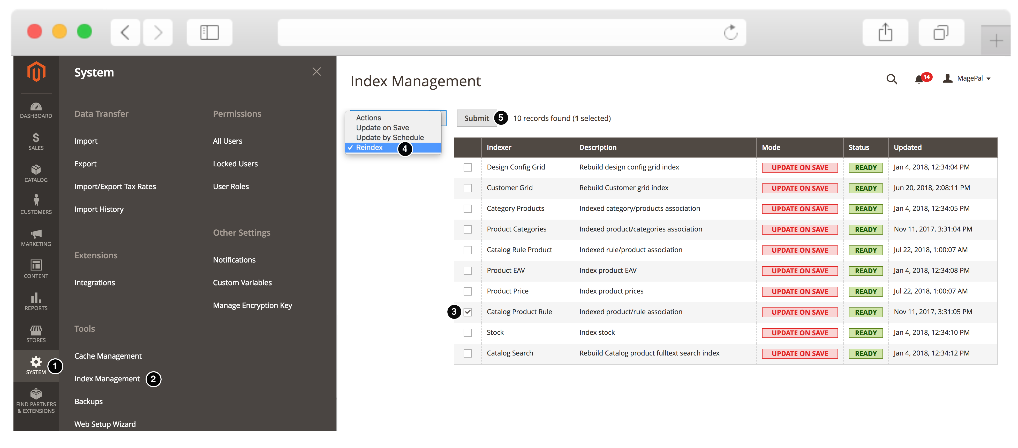 Magento2 how to Reindex