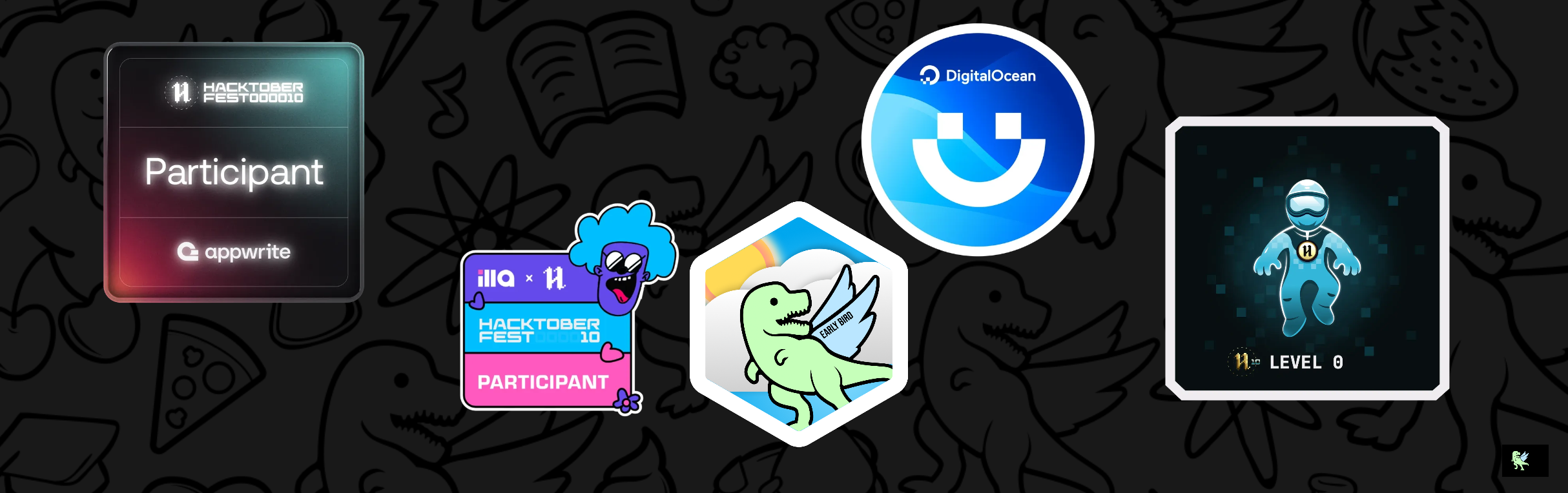 An image of @firmnardians's Holopin badges, which is a link to view their full Holopin profile