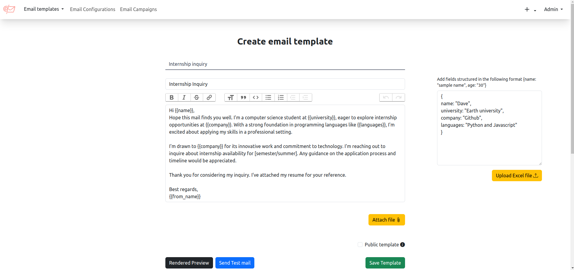 email automation tool